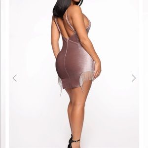 Velvet mini dress, brand new